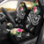 Polynesian Hawaii Kanaka Maoli Car Seat Covers - Summer Plumeria (Black) Universal Fit Black - Polynesian Pride