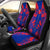 Wallis And Futuna Car Seat Covers - Wallis And Futuna Coat Of Arms Polynesian Tattoo Flag Universal Fit Blue-Red - Polynesian Pride