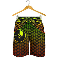Polynesian Yap Men's Shorts - Reggae Vintage Polynesian Patterns - Polynesian Pride