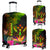 Kosrae Polynesian Luggage Cover - Hibiscus and Banana Leaves - Polynesian Pride