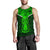 New Zealand Maori Rugby Men Tank Top Pride Version - Green - Polynesian Pride