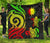 Nauru Premium Quilt - Reggae Tentacle Turtle - Polynesian Pride