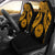 Tahiti Polynesian Car Seat Covers Pride Seal And Hibiscus Gold Universal Fit Gold - Polynesian Pride