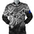 Wallis and Futuna Polynesian Bomber Jacket (Men) - White Turtle Black - Polynesian Pride