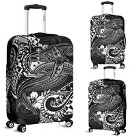 Samoa Luggage Covers - White Shark Polynesian Tattoo - Polynesian Pride
