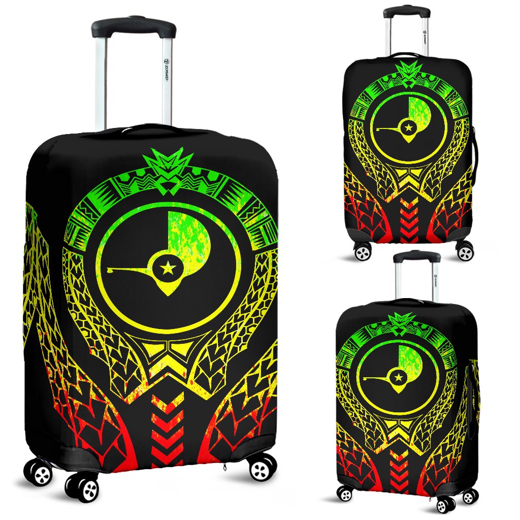 Yap Luggage Cover - Micronesian Tribal Reggae Mix - Polynesian Pride