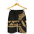 Kosrae Polynesian All Over Print Men's Short - Gold Version Gold - Black - Polynesian Pride