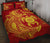 Hawaii Polynesian Quilt Bed Set - Vintage Polynesian Turtle (Red) Red - Polynesian Pride