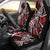 Tahiti Car Seat Covers - Tribal Flower Special Pattern Red Color Universal Fit Red - Polynesian Pride