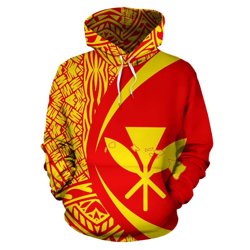 Kanaka Polynesian Mauna Kea Hoodie Circle Style - Polynesian Pride