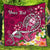 Guam Custom Personalised Premium Quilt - Turtle Plumeria (Pink) Pink - Polynesian Pride