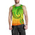 New Zealand Maori Mangopare Men Tank Top Polynesian - Rasta Green - Polynesian Pride