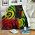 Cook Islands Premium Blanket - Reggae Tentacle Turtle One Style Reggae - Polynesian Pride