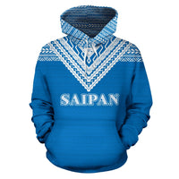 Saipan All Over Hoodie Blue Version - Polynesian Pride