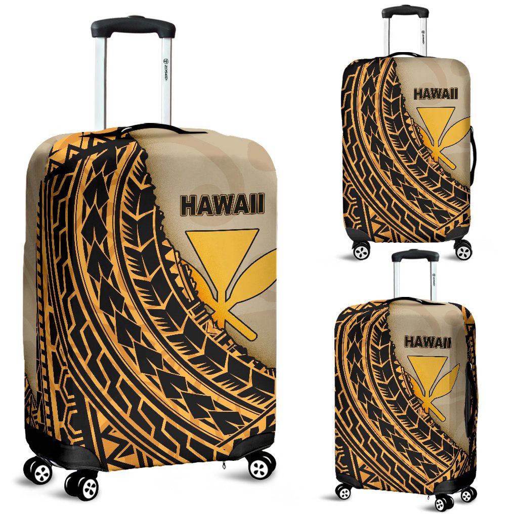 Hawaii Luggage Covers - Polynesian Wild Style Gold - Polynesian Pride