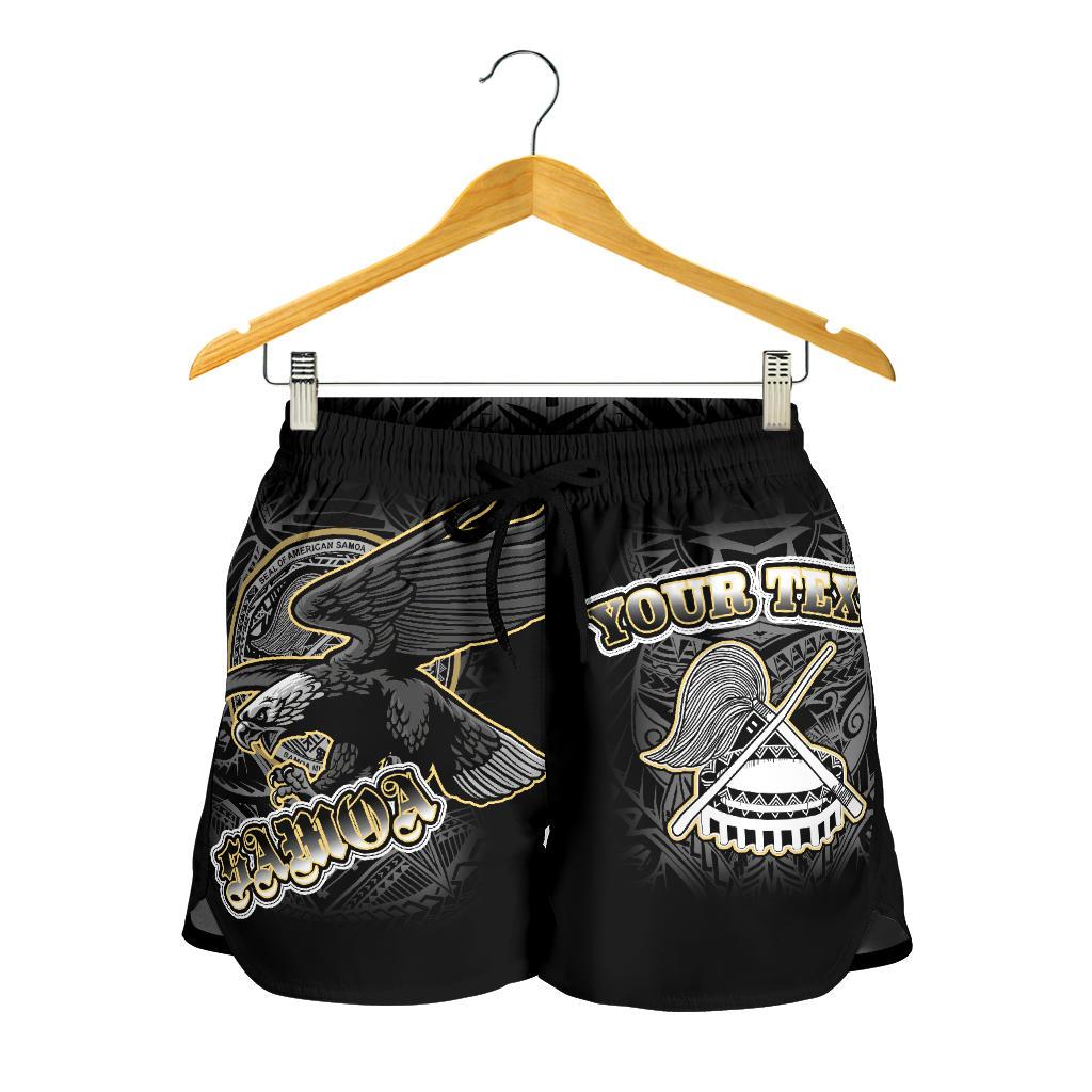 American Samoa Polynesian Eagle Custom Personalised Women's Short - American Samoa Seal - Polynesian Pride