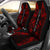 Palau Car Seat Covers - Palau Seal Polynesian Tattoo Red Universal Fit Red - Polynesian Pride