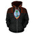 Guam All Over Zip up Hoodie Polynesian Is Front - Polynesian Pride