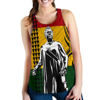 Hawaii Kanaka Flag Polynesian Queen Lili'uokalani Women's Racerback Tank - Polynesian Pride