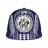 Hawaii - Waiakea High Trucker Hat - AH Trucker Hat Universal Fit Blue - Polynesian Pride