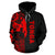 Tonga Polynesian Hoodie Red Line - Polynesian Pride