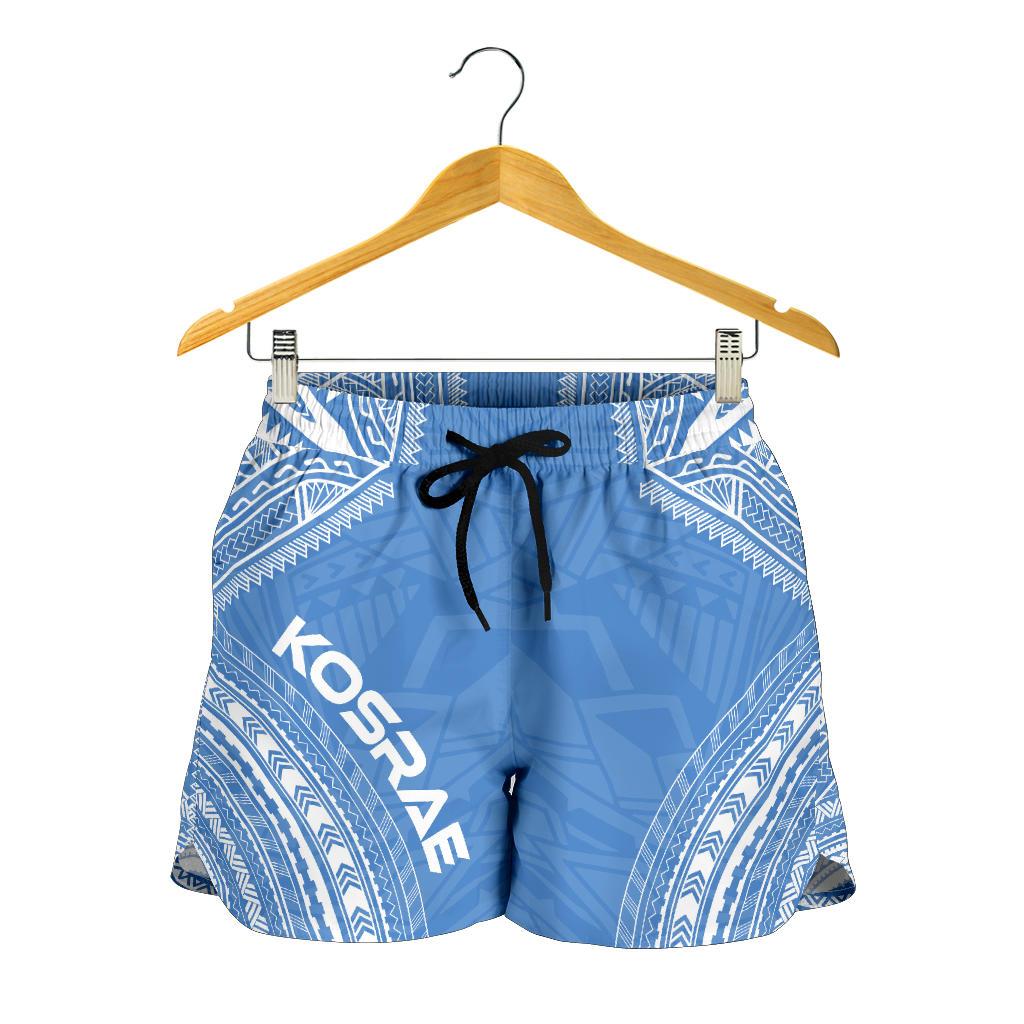 Kosrae Women's Shorts - Polynesian Chief Flag Version - Polynesian Pride