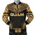 Guam Polynesian Chief Men's Bomber Jacket - Gold Version Gold - Polynesian Pride