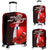 Wallis and Futuna Polynesian Luggage Covers - Coat Of Arm With Hibiscus Red - Polynesian Pride