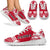 Samoa Sport Sneakers - Polynesian Tattoo Flag White - Polynesian Pride