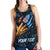 Fiji Personalised Women's Racerback Tank - Fiji In Me (Blue) - Polynesian Pride