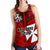 Wallis and Futuna Rugby Women's Racerback Tank Sporty Vibes Red - Polynesian Pride