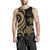 Palau Men's Tank Top - Gold Tentacle Turtle - Polynesian Pride