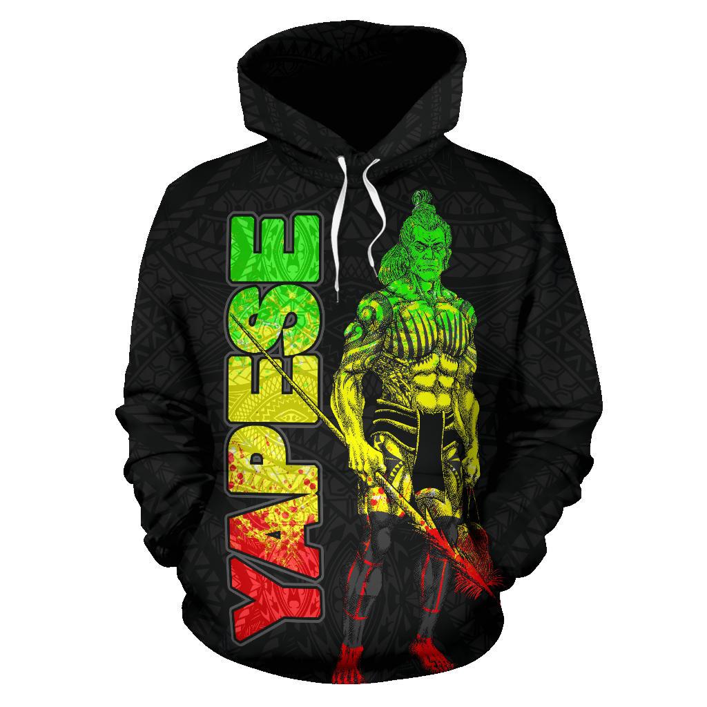 Yap Hoodie Micronesia Yapese Warrior Reggae - Polynesian Pride