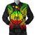 French Polynesia Polynesian Men's Bomber Jacket Map Reggae Reggae - Polynesian Pride