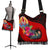 Tahiti Boho Handbag - Polynesian Hook And Hibiscus (Red) - Polynesian Pride