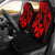 Wallis And Futuna Polynesian Car Seat Covers Pride Seal And Hibiscus Red Universal Fit Red - Polynesian Pride