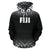 Fiji All Over Hoodie Fog Black Style - Polynesian Pride