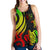 Fiji Polynesian Women Racerback Tank - Reggae Tentacle Turtle Crest - Polynesian Pride