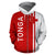 Tonga All Over Zip up Hoodie Polynesian Straight Version - Polynesian Pride
