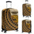 American Samoa Luggage Covers - Polynesian Wild Style Gold - Polynesian Pride