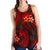 Tonga Polynesian Women Racerback Tank - Red Plumeria - Polynesian Pride