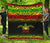 Polynesian Premium Quilt - Polynesian Reggae Turtle Tattoo & Black Frog - Polynesian Pride