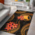 Tokelau Polynesian Area Rug - Gold Plumeria GOLD - Polynesian Pride