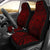 Tahiti Car Seat Cover - Tahiti Coat Of Arms Polynesian Red Black Universal Fit Red - Polynesian Pride