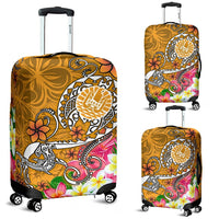 Tahiti Luggage Covers - Turtle Plumeria (Gold) - Polynesian Pride
