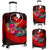 Yap Luggage Covers - Polynesian Hook And Hibiscus (Red) - Polynesian Pride