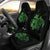 Hawaii Turtle Hibiscus Poly Green Car Seat Covers - Polynesian Pride