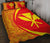 Hawaii Quilt Bed Set Kanaka Polynesian - Circle Style Red And Yellow - Polynesian Pride