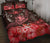 Hawaii Polynesian Turtle Waves Hibiscus Quilt Bed Set - Erik Style - AH - Red - Polynesian Pride