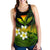 Kanaka Maoli (Hawaiian) Women's Racerback Tank, Polynesian Plumeria Banana Leaves Reggae Reggae - Polynesian Pride